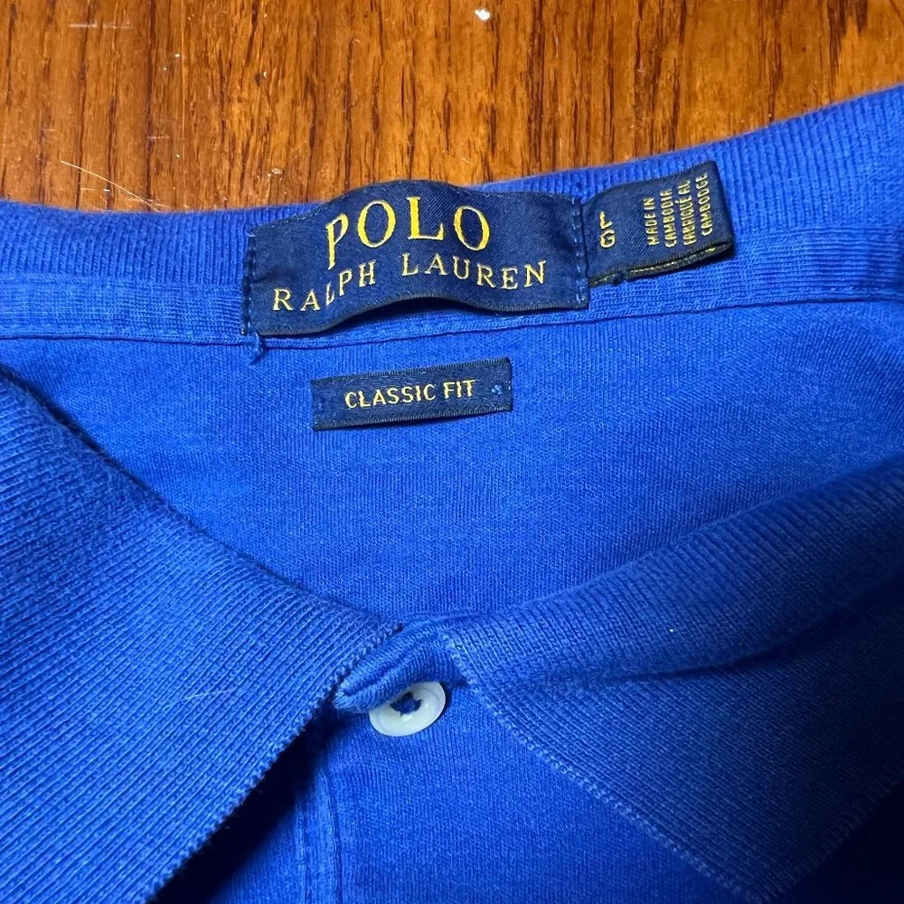 Ralph Lauren Men's large polo blue size large